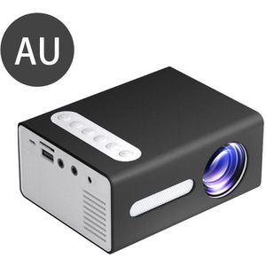 Zwart T300 Draagbare Projector High Definition Efficiënte Led Projector Multi Interface Video Home Theater Projector