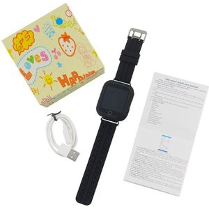 Gps Baby Smartwatch Q100 1.54 Inch Touch Screen Sos Call Positionering Apparaat Tracks Kind Veiligheid