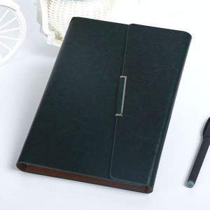 Agenda A5 Leer Notepad Losbladige Cover Business Planner Notebook Met Slot Dagboek Kantoor Losbladige Reizigers notebook