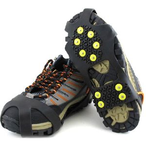 1 Paar 10 Studs Anti-Slip Sneeuw Ijs Klimmen Schoen Spikes Grips Crampons Cleats Overschoenen Anti-skid Schoen Spikes