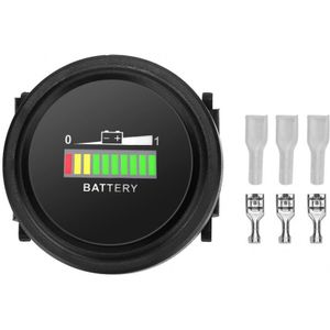 12V 24V 36V 48V 72V LED Batterij Indicator Meter Gauge Lading Status Monitor voor Winkelwagen auto Motorfiets Auto Onderdelen