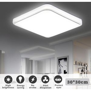 LED Plafond Verlichting 24W 1000LM Moderne Lamp Vierkante Inbouw Armatuur Verlichting voor Woonkamer Slaapkamer Keuken Studie Balkon