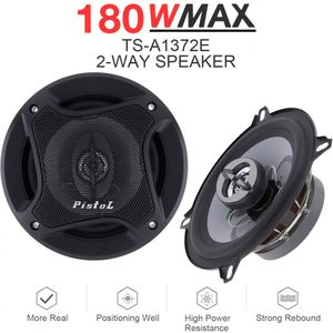 2 stuks 13cm 5 Inch 180W 2Way Auto Coaxiale Hifi Luidsprekers Auto Muziek Stereo Volledige Bereik Frequentie Luidspreker niet-destructieve Installatie