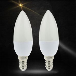 10X Led Kaars Lamp E14 5W 7W 9W 220V Energie Besparen Spotlight Warm/Cool White chandlier Kristallen Lamp Ampul Bombillas Home Licht