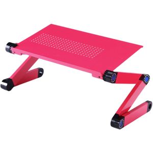 Besegad 360 Graden Verstelbare Draagbare Opvouwbare Aluminium Legering Koeling Laptop Ondersteuning Desk Stand Houder voor Thuis Kantoor School