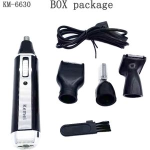 4 In1 Elektrische Oor Neus Trimmer Voor Mannen Scheerapparaat Oplaadbare Ontharing Wenkbrauw Trimeer Veilig Blijvende Gezicht Care Tool kit Km6630