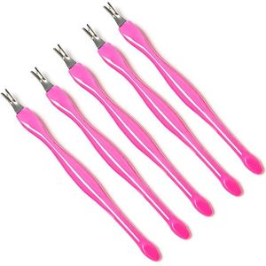 5Pcs Cuticle Pusher Manicure Tool Voor Trim Dode Huid Vork Nipper Pusher Trimmer Cuticle Remover Pusher Tool