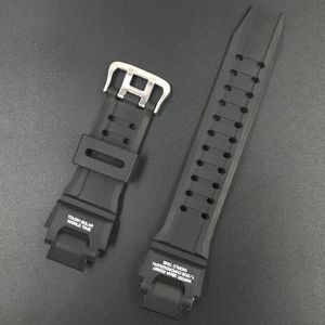 Zwart Vervanging Band Band Horloge Accessoires Siliconen Horlogeband Voor Casio G-Shock GA-1000/1100 GW-4000/A1100/a1000 G-1400