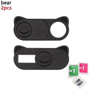 Universele Plastic Webcam Cover Sluiter Magneet Slider Camera Cover Voor Iphone Laptop Mobiele Telefoon Len Privacy Stickers