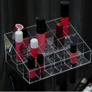 Draagbare Transparante Make-Up Organizer Opbergdoos Acryl Make-Up Display Organizer Holder Laden Box Voor Make Storage Case