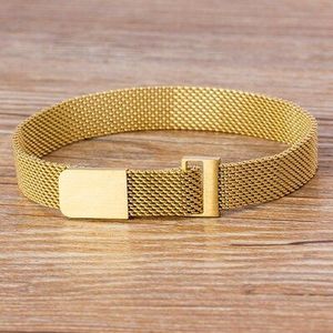Classic Rvs Magnetische Mesh Band Armbanden Horloge Band 7 Kleuren Keuze Voor Mannen En Vrouwen Liefhebbers Armband Sieraden