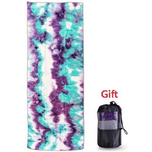 Silicagel Antislip Yoga Handdoek Opvouwbare Microfiber Yoga Deken Sport Strand Zwemmen Sneldrogende Tie Dye Yoga winkel Handdoek