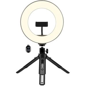 -Ring Vullen Licht Beugel, draagbare Bluetooth Afstandsbediening Mobiele Telefoon Desktop Video Live-uitzending 26 Cm Flash Bracket