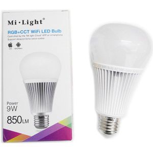 YB1 9W Wifi Rgb + Cct Led Lamp Dimbare Miboxer 2 In 1 Smart Led Licht 2.4G Draadloze led Lamp AC100V-240V Milight Inventaris Kla