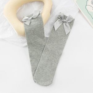 Kinderen Meisje Koninklijke Stijl Snoep Kleuren Boog Kniekousen. Baby Peuter Strik In Buis Sokken. Kid &#39;S Lange Sok Sox