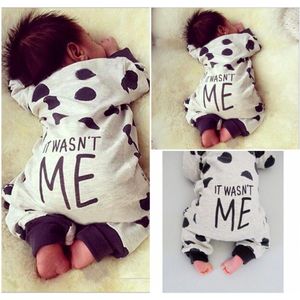 0-24 m Pasgeboren Baby Kid Baby Boy Meisje Romper Katoen Met Lange Mouwen Dot Warm Onepiece Playsuit Jumpsuit Sunsuit baby Kleding Outfit