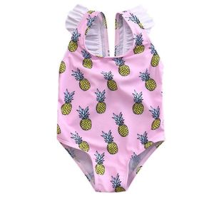 Baby kleding Ananas Peuter Baby Meisje Kids Badpak Tankini Bikini Set Badmode Badmode zwemmen badpak