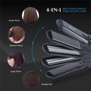100-240V 4 In1 Professionele Keramische Haar Stijltang Wave Corrugation Haar Krultang Stijltang Curling Haar Crimper Gegolfd 49