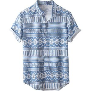 Mannen Zomer Revers Multi Pocket Pure Korte Mouwen Shirt Top Blouse Plus Size Hawaiian Camisa Sociale Masculina Shirts Chemise Homme