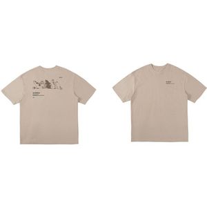 Gonthwid Harajuku Grappige Japanse Wrijven Bad Katten Print Korte Mouw T-shirts Hip Hop Casual Streetwear Tees Mannen T Shirts