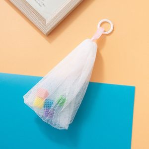 1Pc Schoon Schuimende Netto Cleanser Zeep Lichaam Wassen Netto Zak Body Cleaner Pe Bubble Helper Mesh Badkamer Benodigdheden