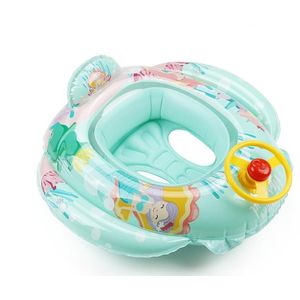 Baby Zwemmen Ring Met Stuurwiel Dikke Leuke Ronde Vorm Watering Float Seat Ring