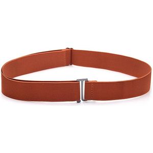 Elastische Stretch Taille Riem Platte Gesp Vrouwen Effen Kleur Zachte Onzichtbare Jeans Broek Riem No Show Verstelbare Size Elastische Band