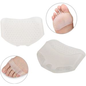 8 Stuks = 4Pairs Voet Caretools Teen Separator Insert Siliconen Corrector Honingraat Voorvoet Hoge Hak Gel Pad Stijltang