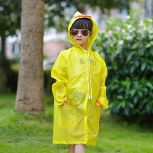 Cartoon Dier Stijl Kinderen Regenjas Kids Jongens Meisjes Waterdicht Jumpsuit Hooded Winddicht Regenkleding Student Poncho