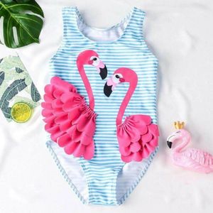 Baby Badmode Peuter Kid Baby Meisje Gestreepte Bikini Swimwear Badpak Beach Kostuum Mouwloze Print Zomer