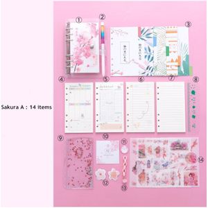 Minkys Bling Bling Sakura Aardbei Journal Notebook Planner 160 Vel Dagboek Agenda Notepad Boek School Briefpapier