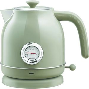 Waterkoker 1.7L Kokend Thee Pot Koffie Heater Temperatuurregeling Meter Rvs Quick Verwarming Warm Water Boiler