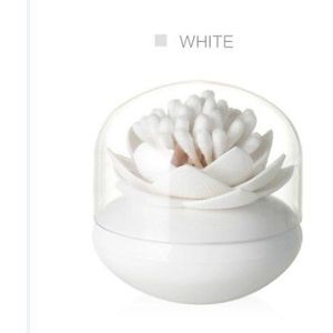 1Pc Lotus Wattenstaafje Box Lotus Wattenstaafje Houder Base Kamer Versieren/Lotus Tandenstokers Houder Tandenstoker Case
