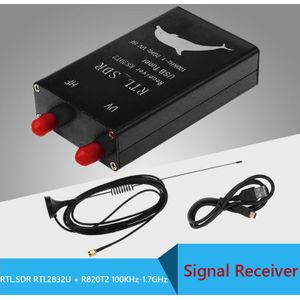 Draagbare Radio Rtl Sdr Usb Tuner Ontvanger RTL2832U + R820T2 100Khz-1.7Ghz Uhf Vhf Hf Rtl. Sdr Usb Blauw Tuner Ontvanger Kit