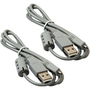 2 Stuks 1M Usb 8 Pin Data Sync Oplaadkabel Cord Voor Nikon Voor Sony Camera Cybershot Koord Draad lijnen Voor Digitale Camera