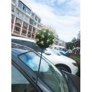 1Pc Grappige Cactus Auto Antenne Pen Topper Antenne Bal Decor Toy Finding Auto