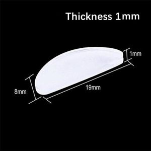 10 Pairs Brillen Neus Pads Bril Adhesive Silicone Anti-Slip Nosepads Verhogen Voor Lenzenvloeistof Bril Zonnebril Bril Slip