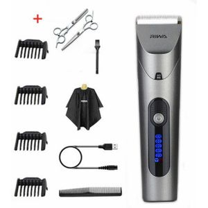Youpin Riwa Re-6305 Professionele Tondeuse Wasbare Oplaadbare Metal Body Kapper Trimmer Met Carbon Staal Snijkop