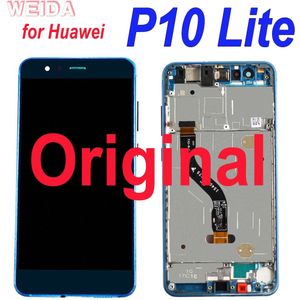 Originele Lcd Voor Huawei P10 Lite Lcd Touch Screen Digitizer Vergadering Voor P10Lite WAS-LX2J WAS-LX2 WAS-L03T WAS-LX3 Tool