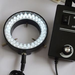 6500K 5W Verstelbare 144 Led Ring Light Illuminator Lamp 100V-240V Voor Stereo Microscoop Digitale industriële Microscoop Ccd Camera