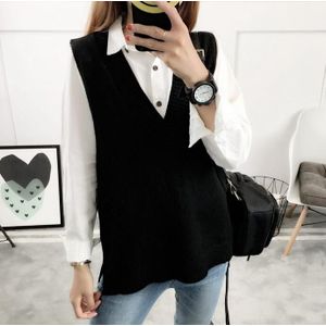 Vrouwelijke Jumper Pull Femme Vrouwen Trui Lente Herfst Wol Vest Mouwloos O-hals Gebreide Vesten Lange Stukken Poullover Vest