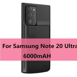 Voor Samsung Note 20 Ultra 6000Mah Battery Charger Case Externe Power Bank Voor Samsung S20 + S20 Ultra Schokbestendig opladen Cover
