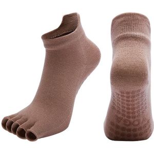 Vrouwen Vijf Teen Pilates Sokken Dames Anti-Slip Ademend Yoga Sokken Katoen Elasticiteit Fitness Ballet Dans Sok Voor Yoga gym