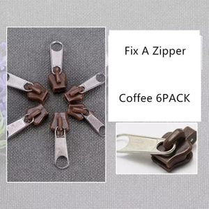 7 @ #6 Stks/set Handig Universal Instant Fix Rits Reparatie Kit Vervanging Zip Slider Tanden Rescue Ritsen voor Naaien