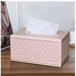 Europa Rijst Vlag Pu Leer Tissue Doos Tissue Houder Plastic Tissue Box Cover Case Box Voor Tissue Papier Voor Thuis decor ZJH047A