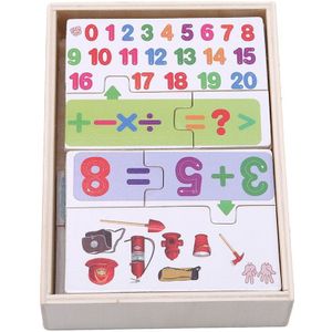 Kinderen Leren Onderwijs Kleurrijke Puzzels Geletterdheid Cognitie Cultiveren Kaarten Puzzel Kids Educatief Speelgoed Voor Baby