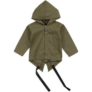 Newborn Baby Boy Kid Top Windbreaker Hooded Outwear Coat Jacket Overcoat Clothes