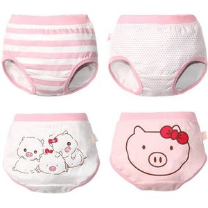 4 stuks Baby Ondergoed Puur 100% Katoen 2019New Stijl Baby Meisjes Slips 0-1-3-5Years Kids Meisjes Broek Kinderen Ondergoed