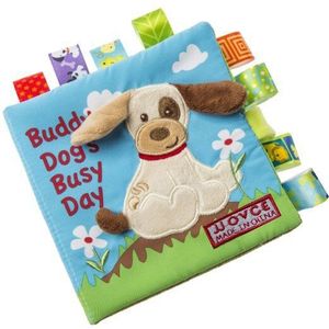 Dier Stijl Aap/Uil/Hond Pasgeboren Baby Speelgoed Leren Educatief Kids Doek Boeken Leuke Baby Baby Stof Boek ratteles Speelgoed