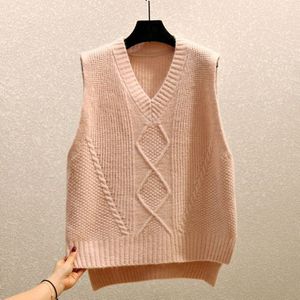 Mode Lente Herfst Vrouwen Wol Mouwloze Vest Truien Vest Poncho Vrouwen Gilet